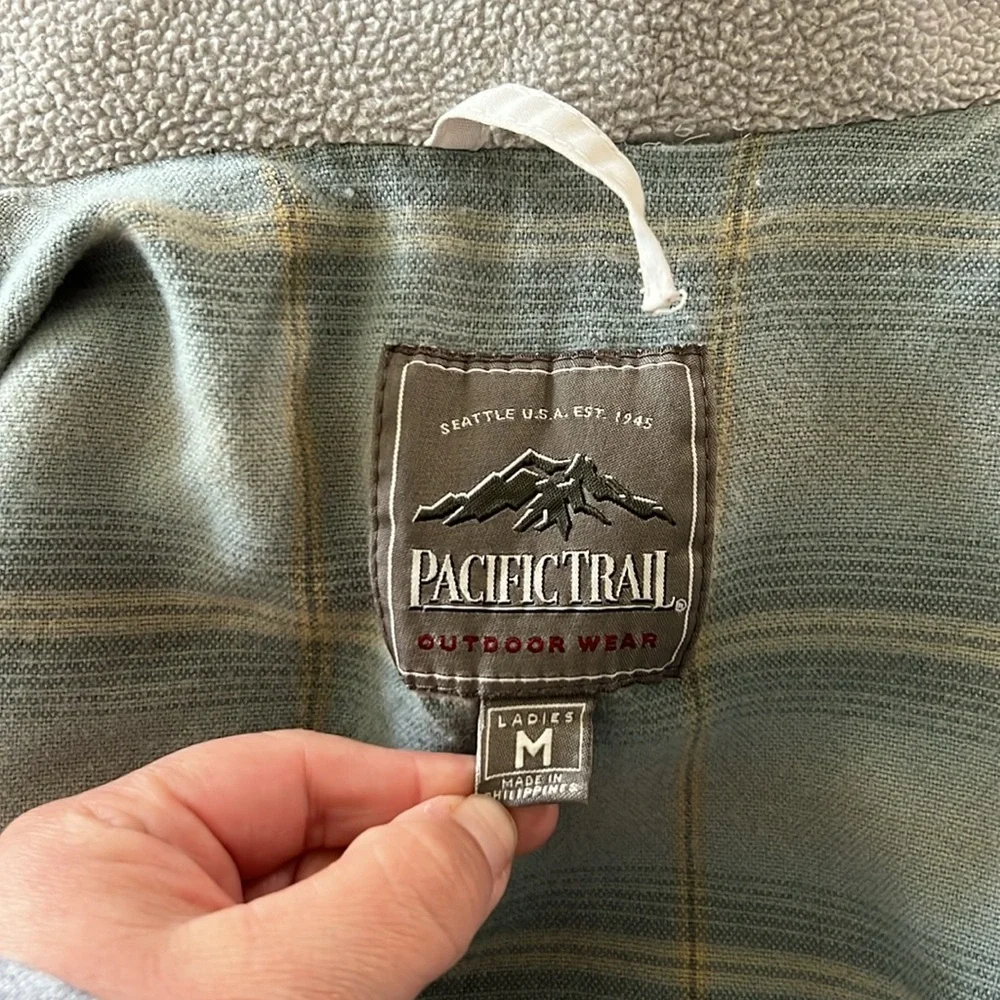 Pacific Trail Parka Coat size M cream color - Picture 15 of 17